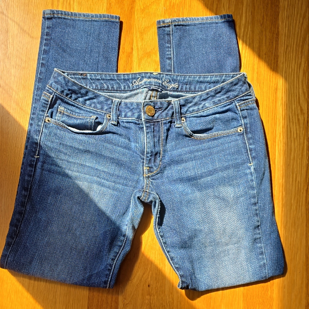 American Eagle Outfitters Dark Blue Skinny Jeans